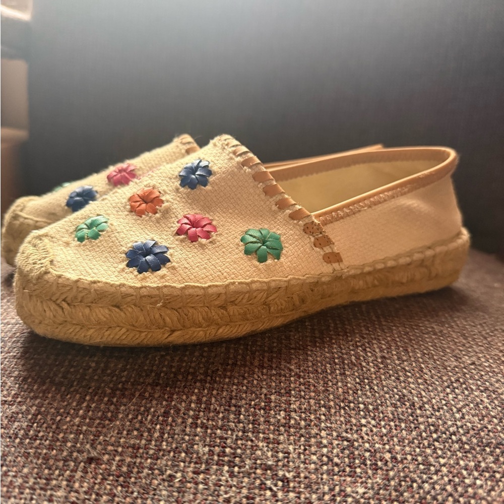 Jack Rogers Espadrille Shoes - Cream